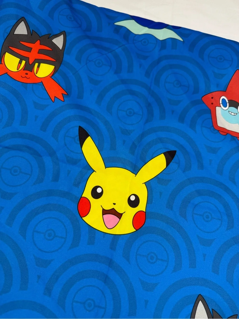 POKÉMON Full Flat Sheet Pikachu Rowlet Litten Popplio Rotom Nintendo Anime Gamer